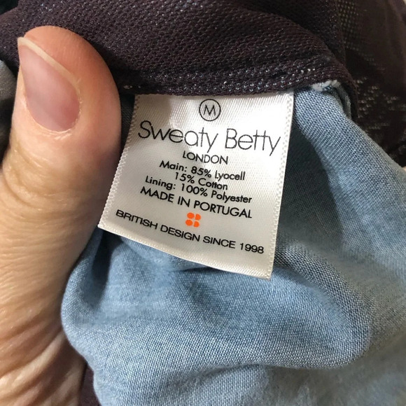 Sweaty Betty Pants Twilight 7/8 Trouser Joggers in Blue Chambray - Size Medium - Picture 7 of 11